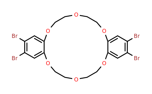 2,3,13,14-Tetrabromo-6,7,9,10,17,18,20,21-octahydrodibenzo[b,k][1,4,7,10,13,16]hexaoxacyclooctadecine