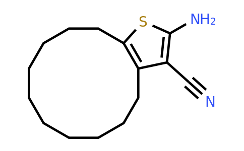 40106-17-0 | 2-Amino-4,5,6,7,8,9,10,11,12,13-decahydrocyclododeca[b]thiophene-3-carbonitrile