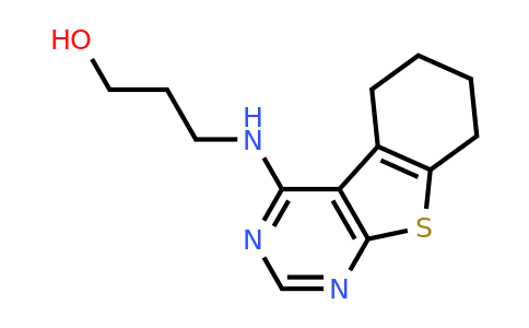40106-50-1 | 3-((5,6,7,8-Tetrahydrobenzo[4,5]thieno[2,3-d]pyrimidin-4-yl)amino)propan-1-ol