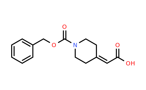 2-(1-((Benzyloxy)carbonyl)piperidin-4-ylidene)aceticacid