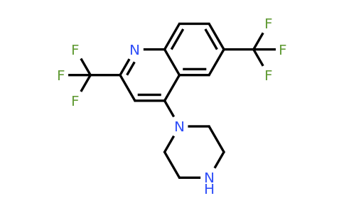401567-74-6 | 4-(Piperazin-1-yl)-2,6-bis(trifluoromethyl)quinoline