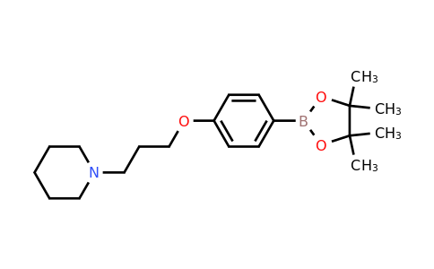 1-(3-(4-(4,4,5,5-Tetramethyl-1,3,2-dioxaborolan-2-yl)phenoxy)propyl)piperidine