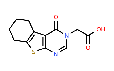 40277-46-1 | 2-(4-Oxo-5,6,7,8-tetrahydrobenzo[4,5]thieno[2,3-d]pyrimidin-3(4H)-yl)acetic acid