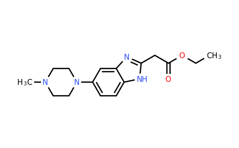 402948-37-2 | Ethyl 2-(5-(4-methylpiperazin-1-yl)-1H-benzo[d]imidazol-2-yl)acetate