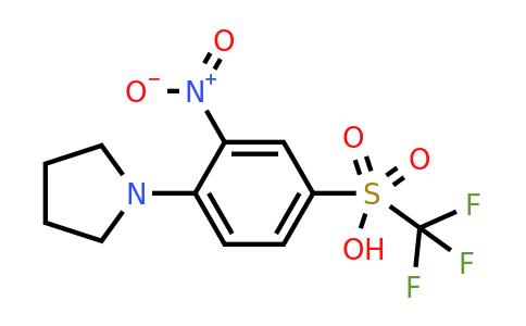 403502-84-1 | Hydroxy(3-nitro-4-(pyrrolidin-1-yl)phenyl)(trifluoromethyl)-λ7-sulfanedione