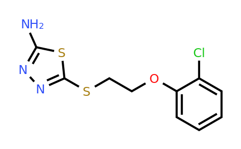 404376-76-7 | 5-((2-(2-Chlorophenoxy)ethyl)thio)-1,3,4-thiadiazol-2-amine