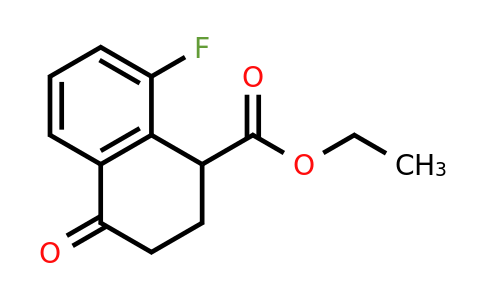 Ethyl 8-fluoro-4-oxo-1,2,3,4-tetrahydronaphthalene-1-carboxylate