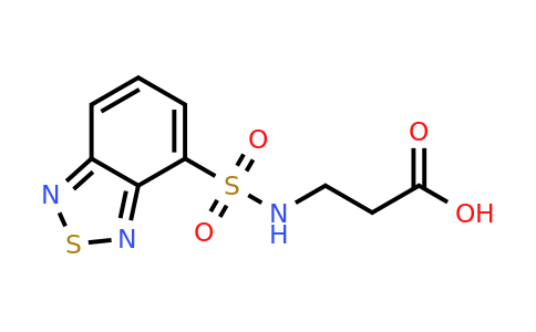 405279-59-6 | 3-(Benzo[c][1,2,5]thiadiazole-4-sulfonamido)propanoic acid