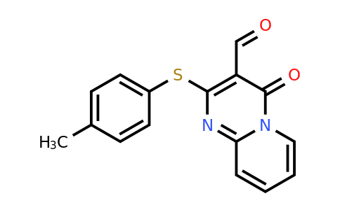 4-Oxo-2-(p-tolylthio)-4h-pyrido[1,2-a]pyrimidine-3-carbaldehyde