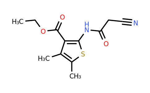 405924-25-6 | Ethyl 2-(2-cyanoacetamido)-4,5-dimethylthiophene-3-carboxylate
