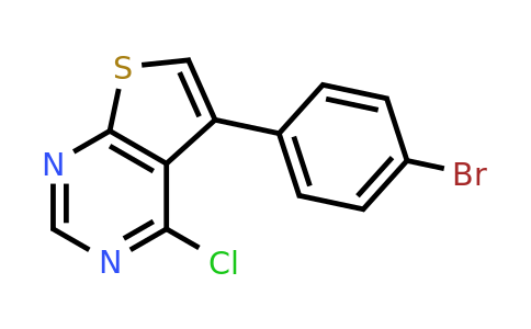 406199-84-6 | 5-(4-Bromophenyl)-4-chlorothieno[2,3-d]pyrimidine