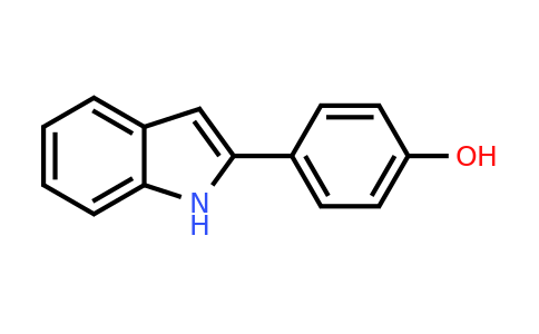 40643-14-9 | 4-(1H-indol-2-yl)phenol