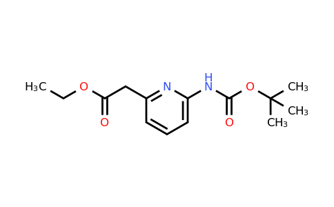 408365-87-7 | Ethyl 2-(6-((tert-butoxycarbonyl)amino)pyridin-2-yl)acetate