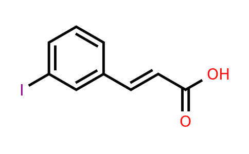 41070-12-6 | 3-(3-Iodophenyl)acrylic acid