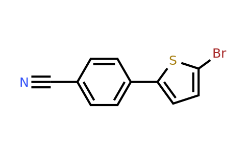415718-60-4 | 4-(5-Bromothiophen-2-yl)benzonitrile