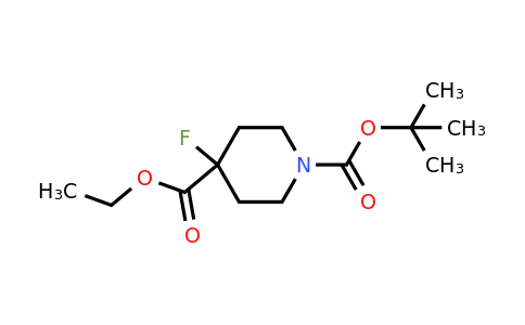 416852-82-9 | 1-(tert-Butyl) 4-ethyl 4-fluoropiperidine-1,4-dicarboxylate
