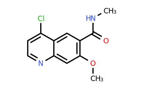 417723-63-8 | 4-Chloro-7-methoxy-N-methylquinoline-6-carboxamide