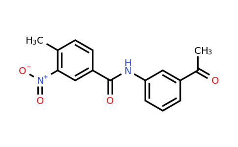 418787-86-7 | N-(3-acetylphenyl)-4-methyl-3-nitrobenzamide