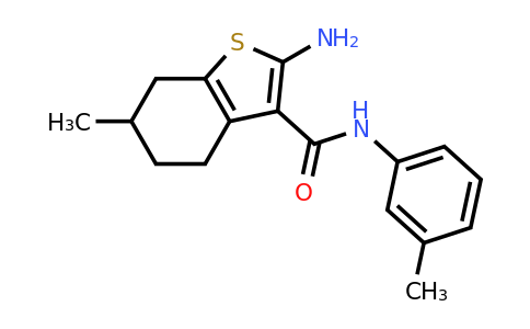 419544-66-4 | 2-Amino-6-methyl-N-(m-tolyl)-4,5,6,7-tetrahydrobenzo[b]thiophene-3-carboxamide