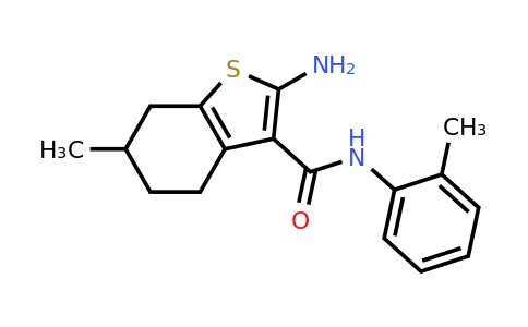 419546-90-0 | 2-Amino-6-methyl-N-(o-tolyl)-4,5,6,7-tetrahydrobenzo[b]thiophene-3-carboxamide