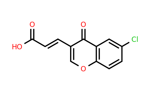 42059-70-1 | (E)-3-(6-chloro-4-oxo-4H-chromen-3-yl)acrylic acid