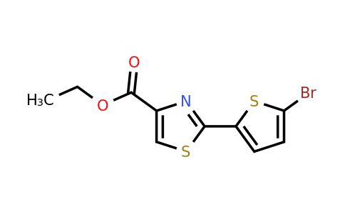 423768-45-0 | Ethyl 2-(5-bromothiophen-2-yl)thiazole-4-carboxylate