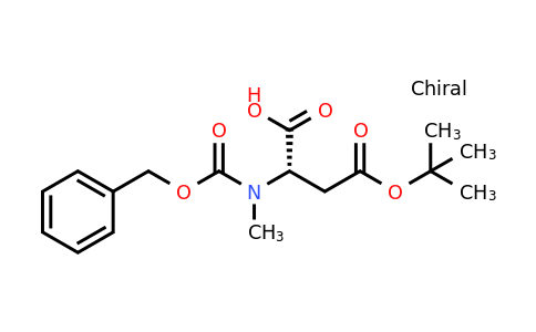 (2S)-2-{[(benzyloxy)carbonyl](methyl)amino}-4-(tert-butoxy)-4-oxobutanoic acid