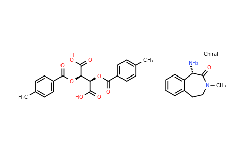 425386-58-9 | (S)-1-amino-3-methyl-4,5-dihydro-1H-benzo[d]azepin-2(3H)-one (2R,3R)-2,3-bis(4-methylbenzoyloxy)succinate