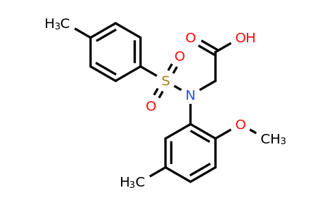 N-(2-methoxy-5-methylphenyl)-N-tosylglycine