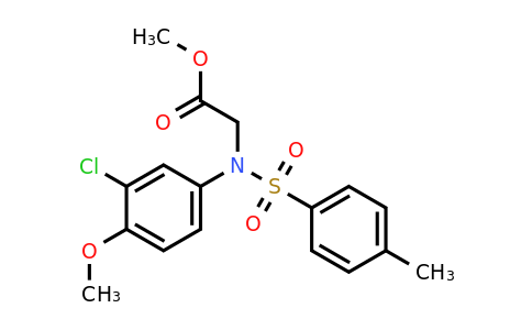 425626-62-6 | Methyl N-(3-chloro-4-methoxyphenyl)-N-tosylglycinate