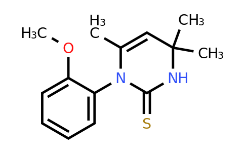 42569-89-1 | 1-(2-Methoxyphenyl)-4,4,6-trimethyl-3,4-dihydropyrimidine-2(1H)-thione