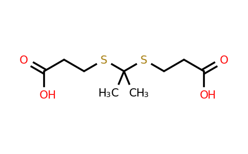 4265-59-2 | 3,3'-(Propane-2,2-diylbis(sulfanediyl))dipropionic acid