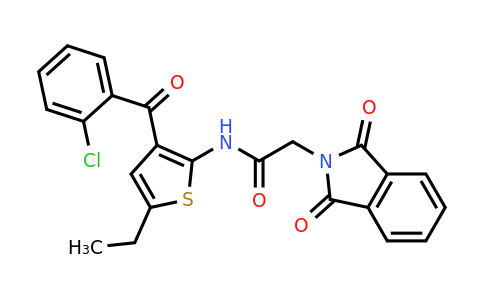 42753-80-0 | N-(3-(2-Chlorobenzoyl)-5-ethylthiophen-2-yl)-2-(1,3-dioxoisoindolin-2-yl)acetamide