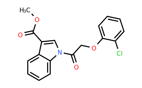 Methyl 1-(2-(2-chlorophenoxy)acetyl)-1H-indole-3-carboxylate
