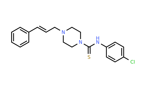 N-(4-chlorophenyl)-4-cinnamylpiperazine-1-carbothioamide