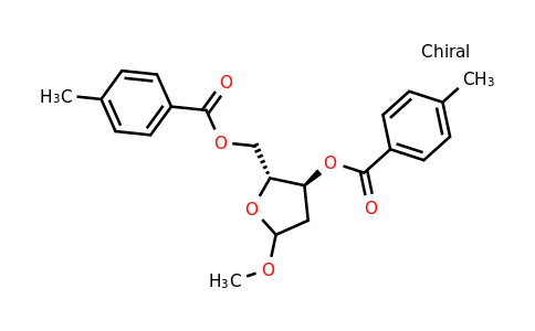 (2R,3S)-5-Methoxy-2-(((4-methylbenzoyl)oxy)methyl)tetrahydrofuran-3-yl 4-methylbenzoate