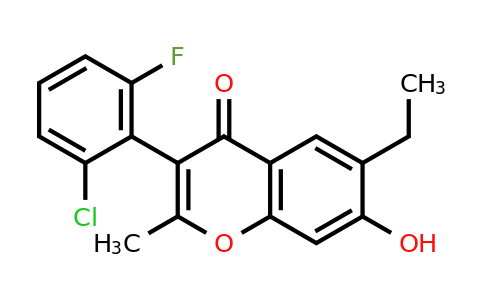 433327-78-7 | 3-(2-Chloro-6-fluorophenyl)-6-ethyl-7-hydroxy-2-methyl-4h-chromen-4-one