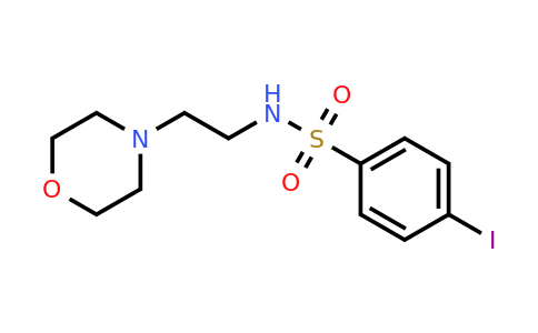 433688-20-1 | 4-Iodo-N-(2-morpholinoethyl)benzenesulfonamide