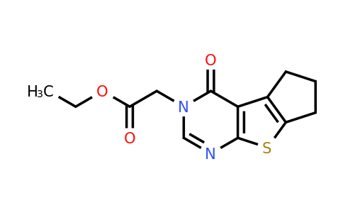 433702-79-5 | Ethyl 2-(4-oxo-6,7-dihydro-4H-cyclopenta[4,5]thieno[2,3-d]pyrimidin-3(5H)-yl)acetate