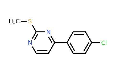 434941-55-6 | 4-(4-Chlorophenyl)-2-(methylthio)pyrimidine