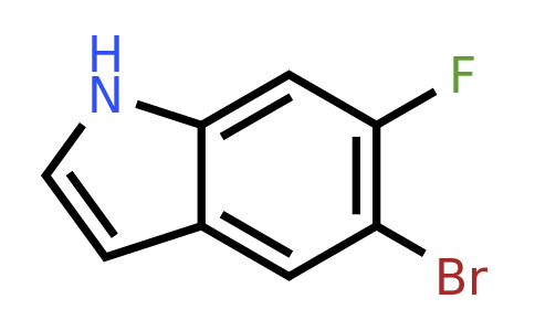 434960-42-6 | 5-Bromo-6-fluoro-1H-indole