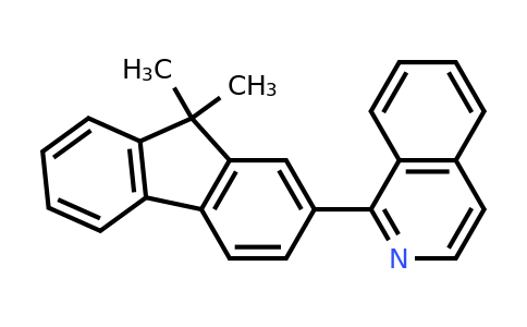 1-(9,9-Dimethyl-9H-fluoren-2-yl)isoquinoline