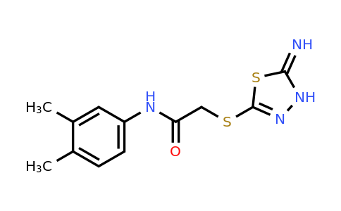435337-86-3 | n-(3,4-Dimethylphenyl)-2-((5-imino-4,5-dihydro-1,3,4-thiadiazol-2-yl)thio)acetamide