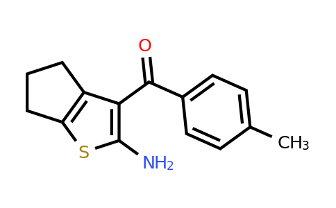 436093-41-3 | (2-Amino-5,6-dihydro-4H-cyclopenta[b]thiophen-3-yl)-p-tolyl-methanone