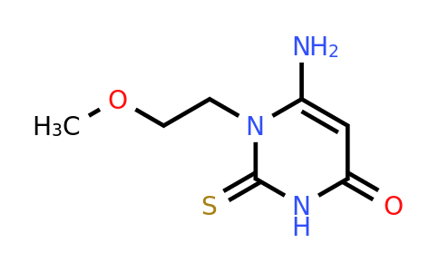 436094-96-1 | 6-Amino-1-(2-methoxyethyl)-2-thioxo-2,3-dihydropyrimidin-4(1h)-one