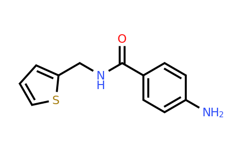 436095-49-7 | 4-Amino-N-(thiophen-2-ylmethyl)benzamide