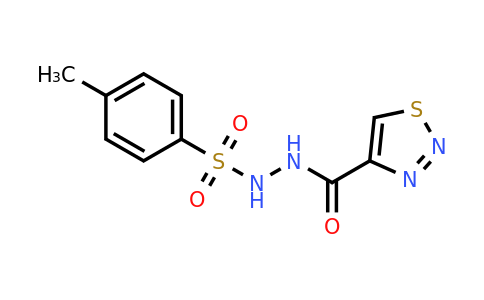 436863-79-5 | 4-Methyl-N'-(1,2,3-thiadiazole-4-carbonyl)benzenesulfonohydrazide