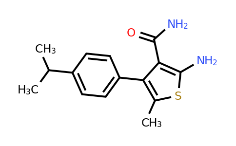 438196-44-2 | 2-Amino-4-(4-isopropylphenyl)-5-methylthiophene-3-carboxamide