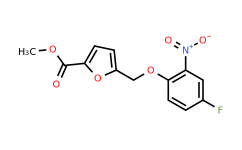 438218-50-9 | Methyl 5-((4-fluoro-2-nitrophenoxy)methyl)furan-2-carboxylate