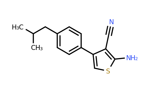 438218-65-6 | 2-Amino-4-(4-isobutylphenyl)thiophene-3-carbonitrile